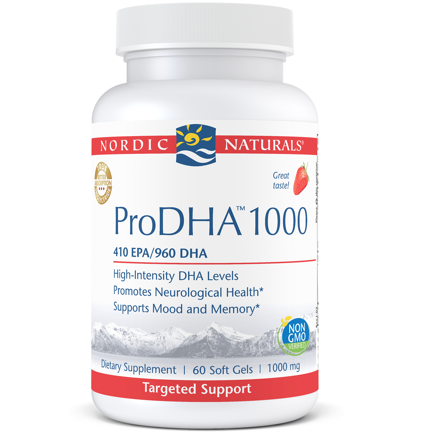 ProDHA Strawberry 1000 mg 60 softgels