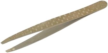 Eyebrow Tweezers with Patterns- Slant Tip | Tweezers for women| Tweezers for men | BRAND: STEP ZERO (Diamond)