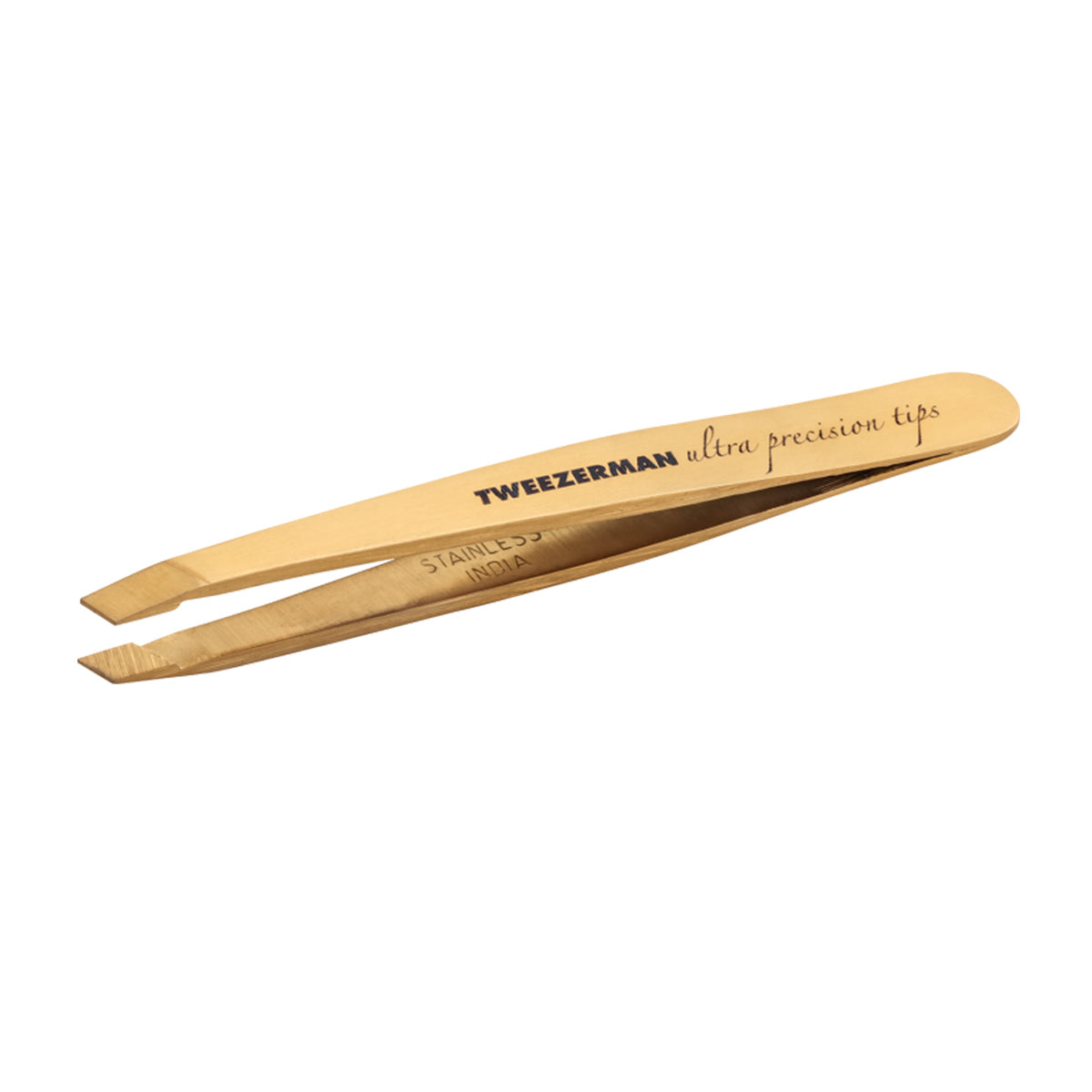 Tweezerman Gold Ultra Precision Mini Slant Tweezers #10078642