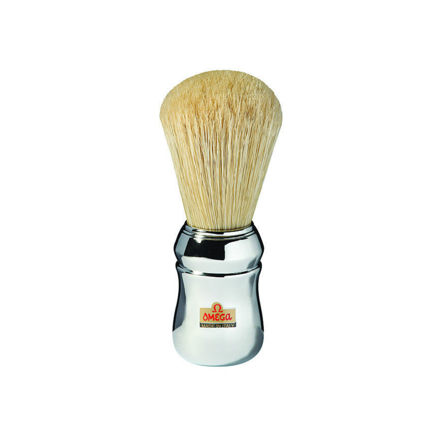 Omega Chrome 100% Pure Boar Bristle Shaving Brush