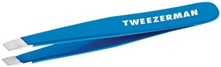 Tweezerman Mini Slant Tweezer, Bahama Blue (1248-BLLLT)