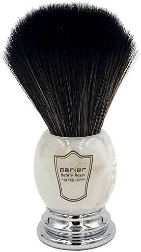 Parker Safety Razor Ultra Soft SYNTHETIC Bristle Shaving Brush – For Sensitive Skin