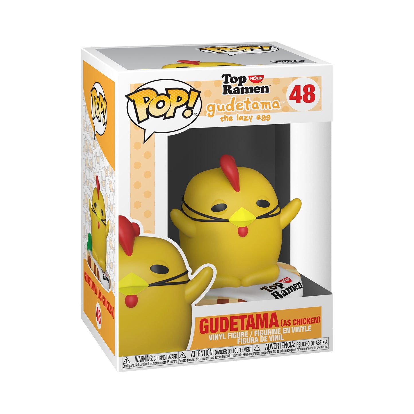 Gudetama Funko Pop! (No. 48 Top Ramen Chicken)