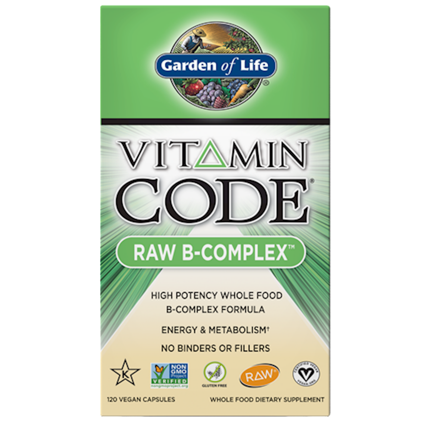 Vitamin Code Raw B-Complex 120