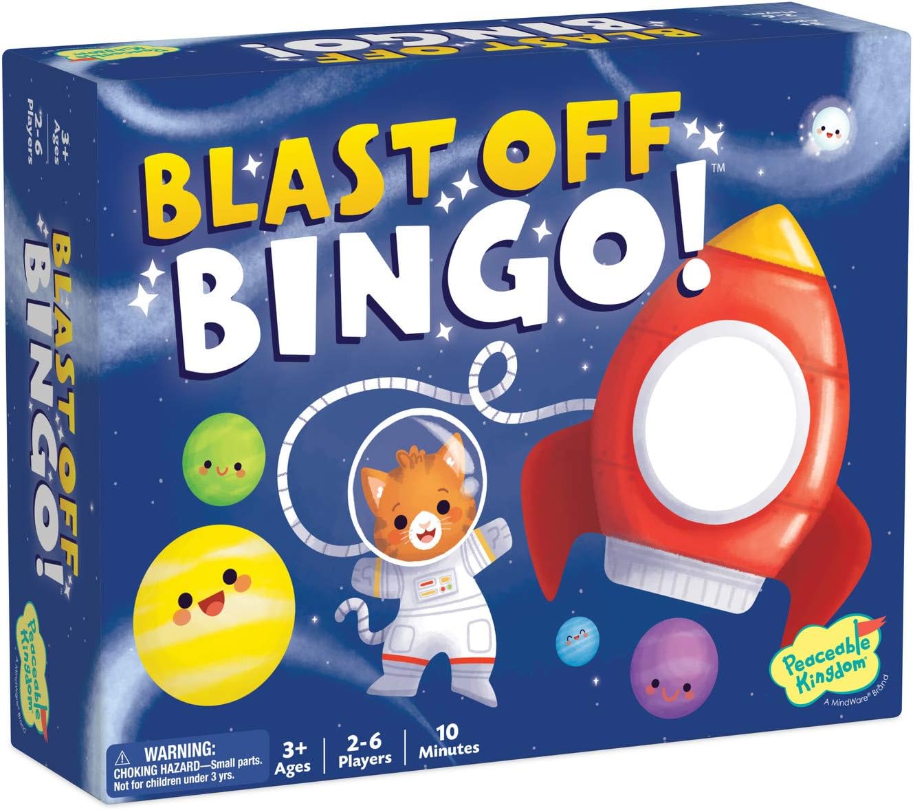 Peaceable Kingdom Blast off Bingo