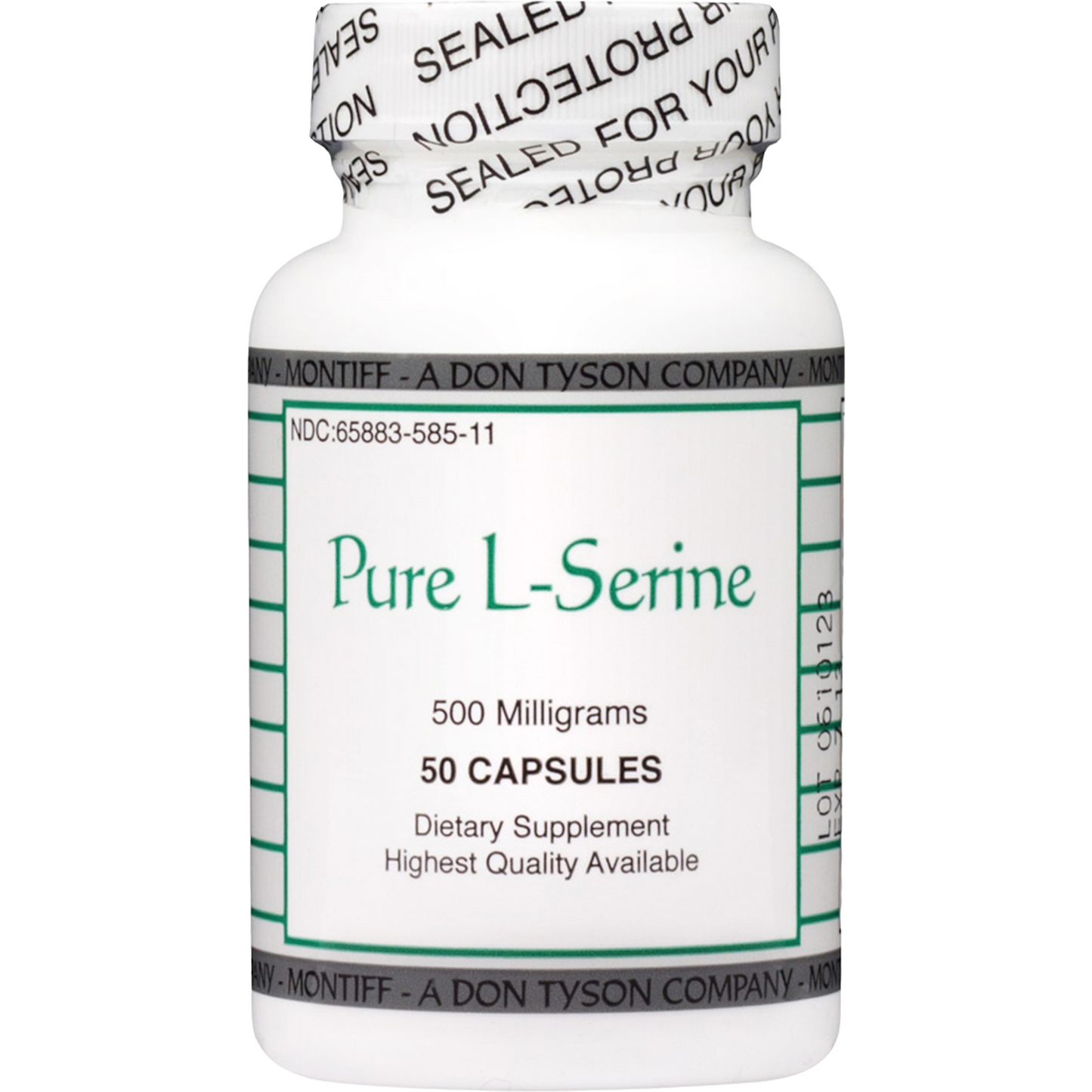 Pure L-Serine 500 mg