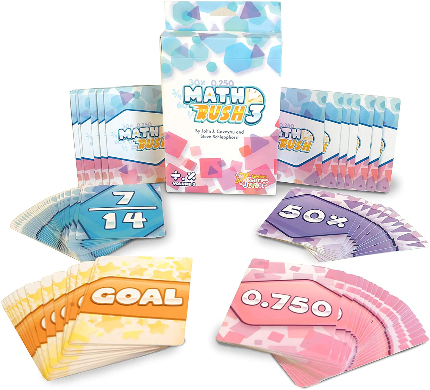 Math Rush 3: Fractions, Decimals & Percentages | A Cooperative Time-Based Math Card Game