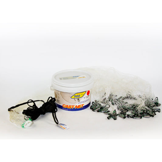 Ahi USA 500 Pro Series Cast Net 9', 1' Mesh