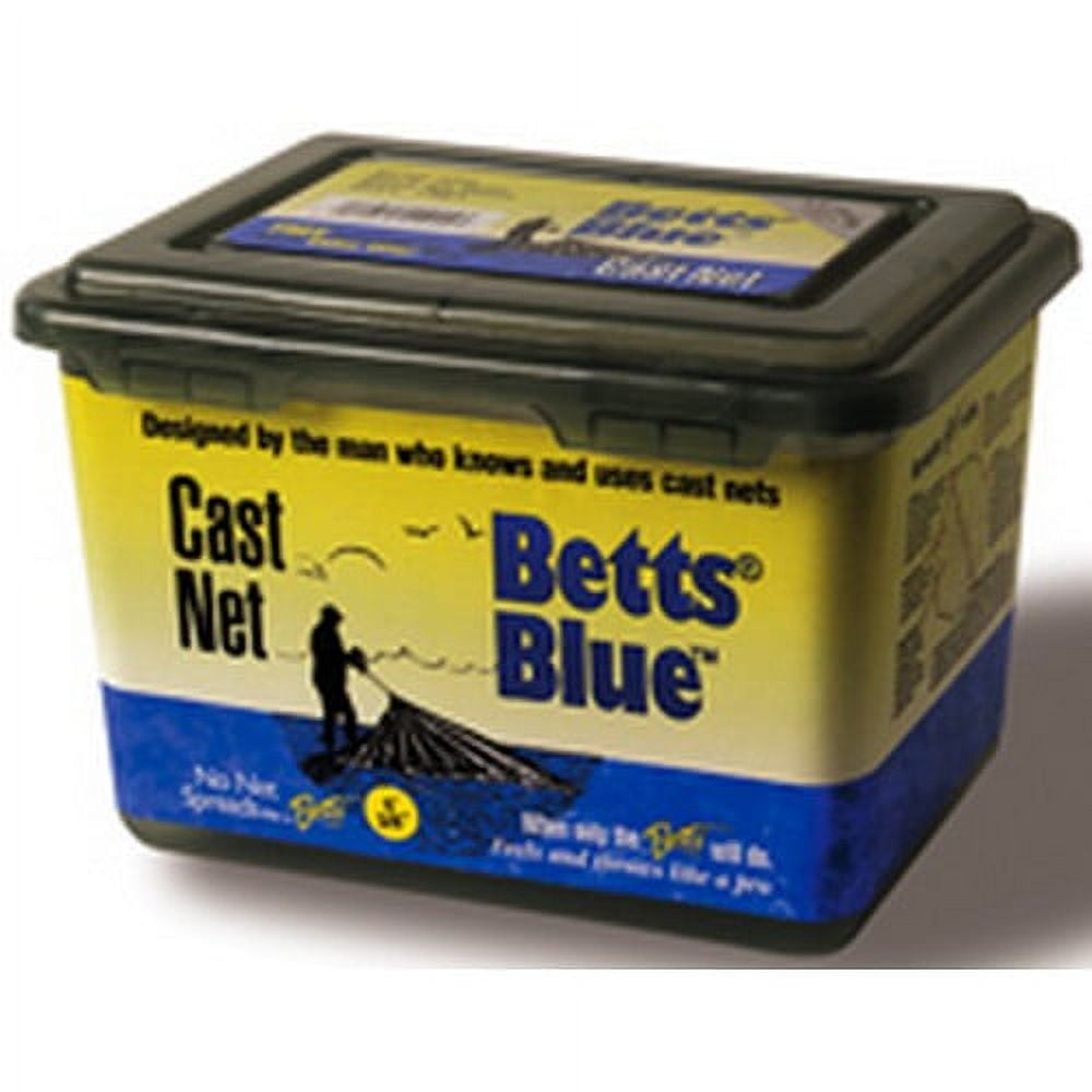 Betts 17MB-8 Blue Mono Cast Net 8' 3/8' Mesh 1 lb Lead per Ft Boxed