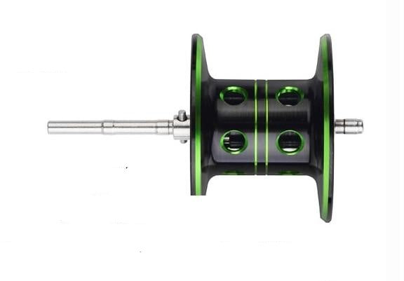 Close-up of Spool on the High Speed Baitcast Reel 24-position linearity, ceramic Guide & Spool