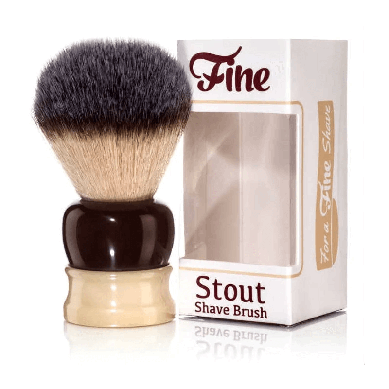 Fine Accoutrements-Stout Brush - Crimson/Ivory