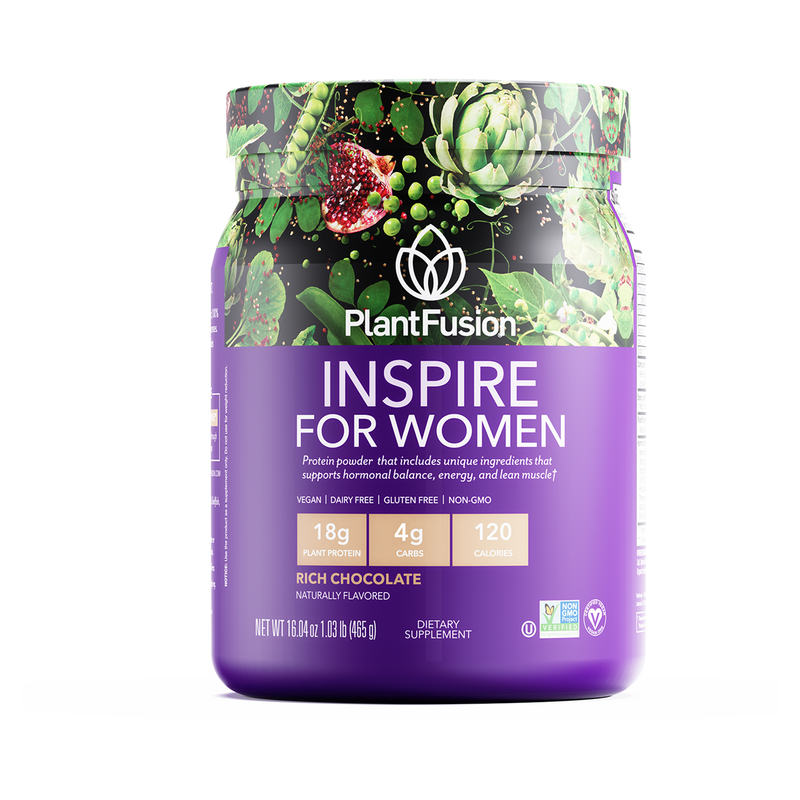 Inspire for Women - Vegan Protein Powder for Women - Rich Chocolate