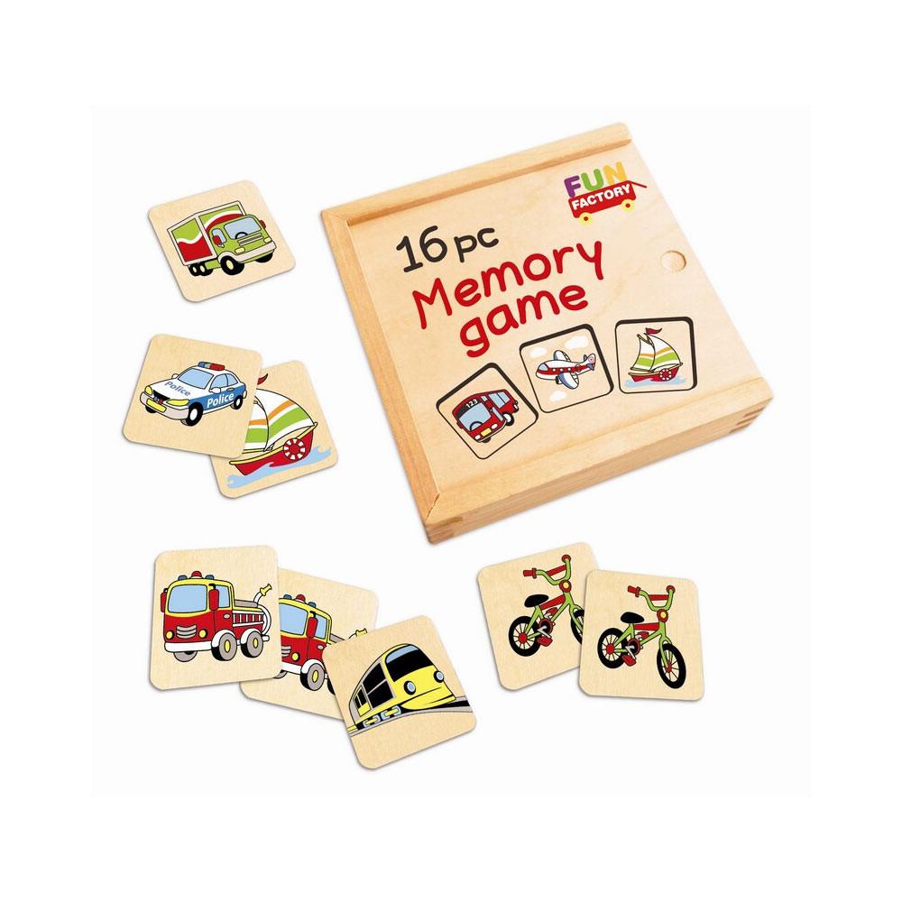 Transport Memory Game - 16 piece