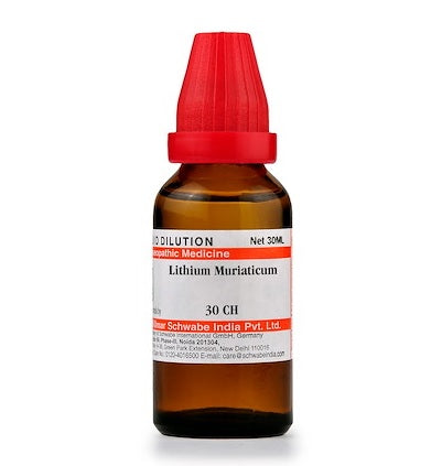 Lithium Muriaticum Dilution 6C, 30C, 200C, 1M