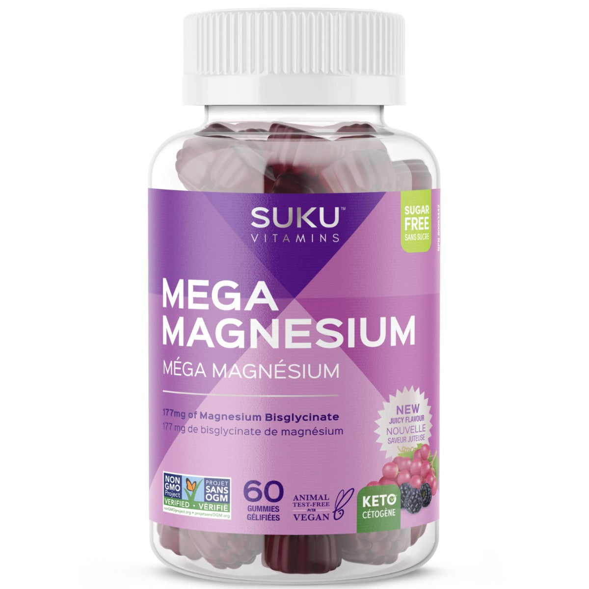 Suku Mega Magnesium - 60 Gummies