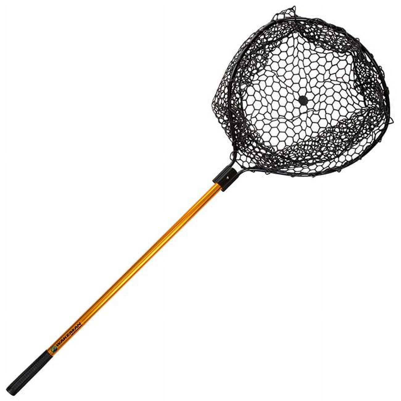 Trademark Global 35 in. Fishing Retractable Rubber Landing Net with Handle
