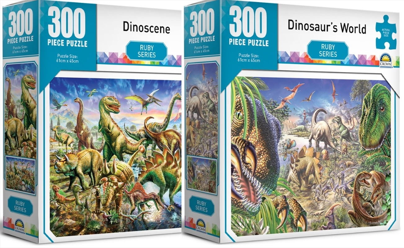 Crown - Ruby Series 300 Piece Puzzle - Assorted (SENT AT RANDOM)