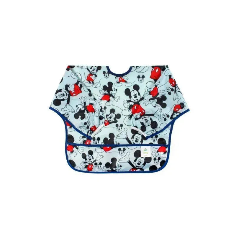Bumkins Disney Sleeved Bib, Classic Mickey Mouse