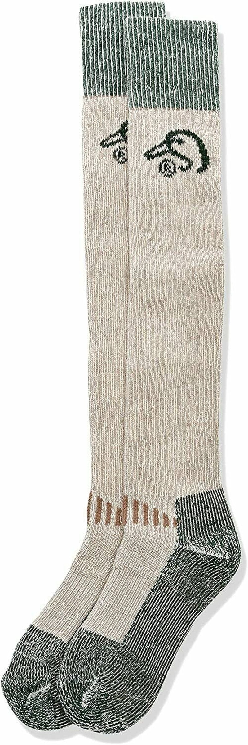 Ducks Unlimited Mens Socks, Wader Merino Wool Heavyweight Tall Extra Long over the Knee Socks, 1 Pair