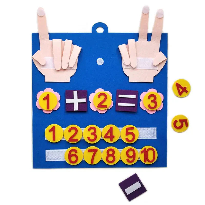 Felt Board Finger Numbers Counting Toy