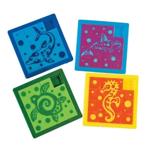 Tropical Tribal Slide Puzzles