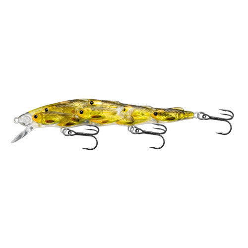 Yearling Baitball Jerkbait,gold/black,#6 - GhillieSuitShop