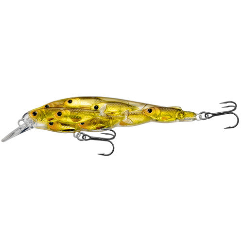 Yearling Baitball Jerkbait,gold/black,#4 - GhillieSuitShop