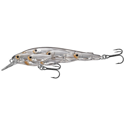 Yearling Baitball Jerkbait,pearl/nturl,#4 - GhillieSuitShop