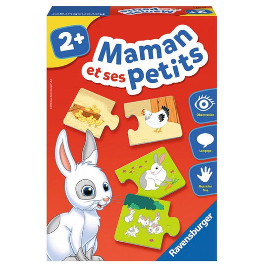 Ravensburger Maman et ses Petits French Game Puzzle