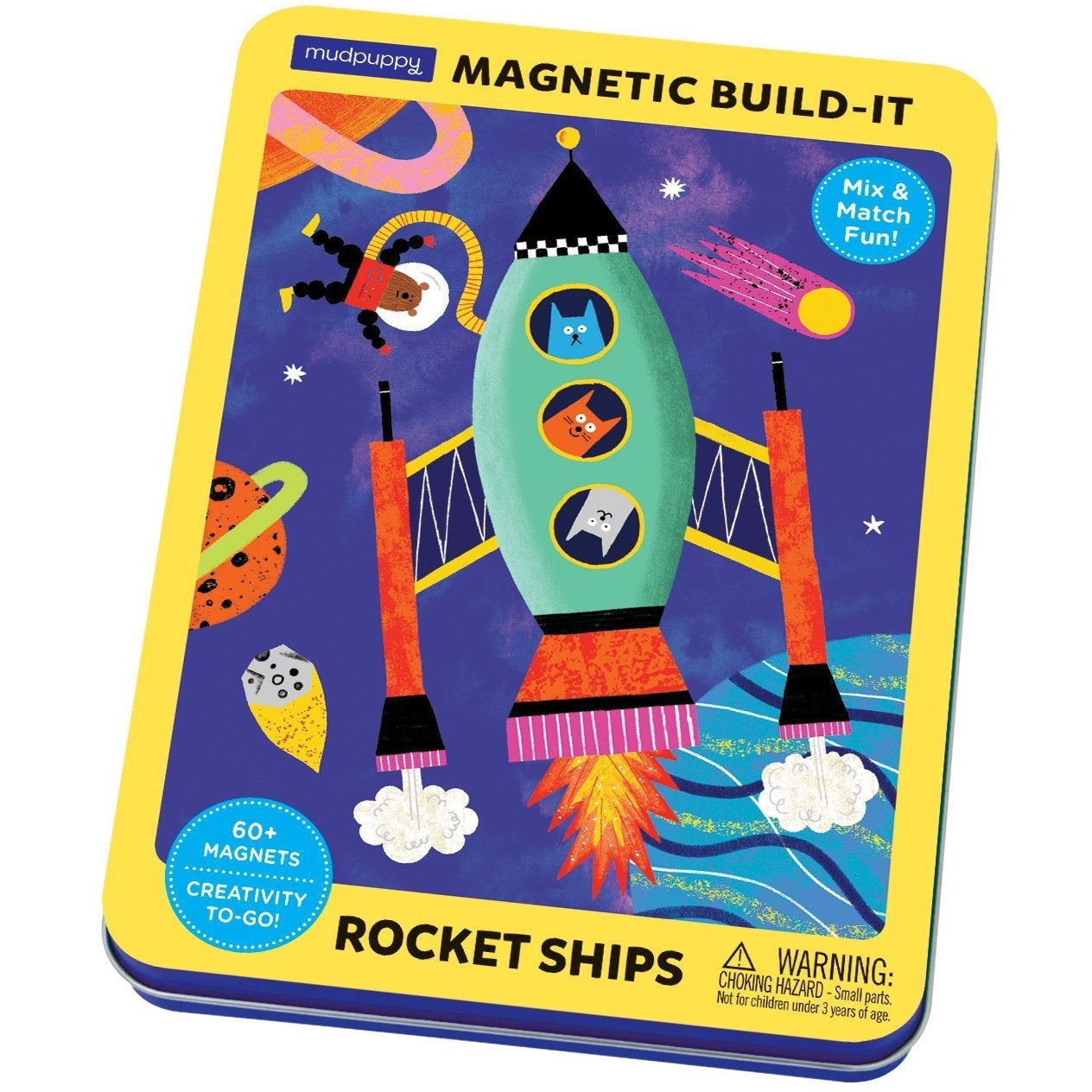 Mudpuppy Magnetic Build-It Rocket Ships