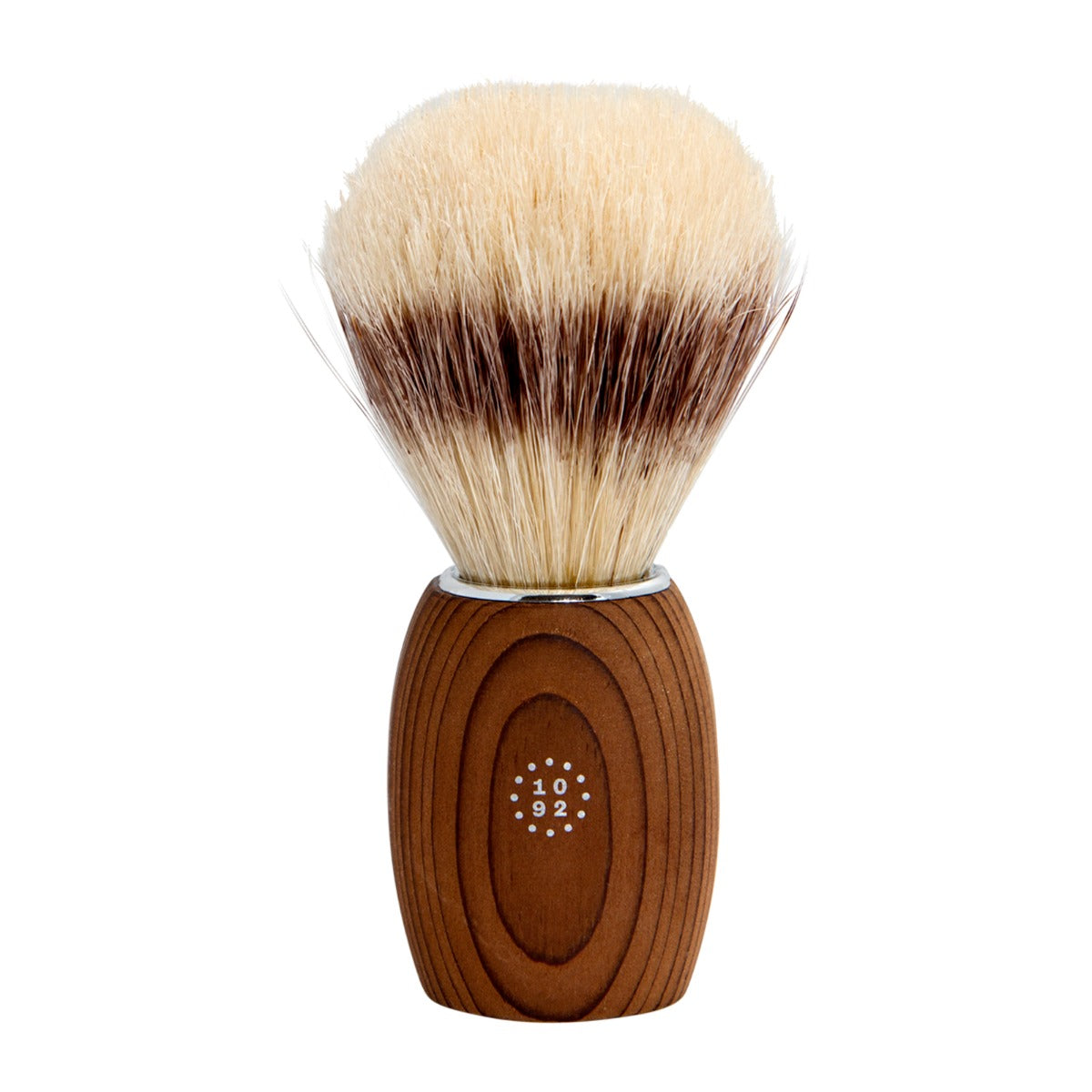 One Thousand & Ninety Two Pure Bristle Shave Brush: Spruce Wood