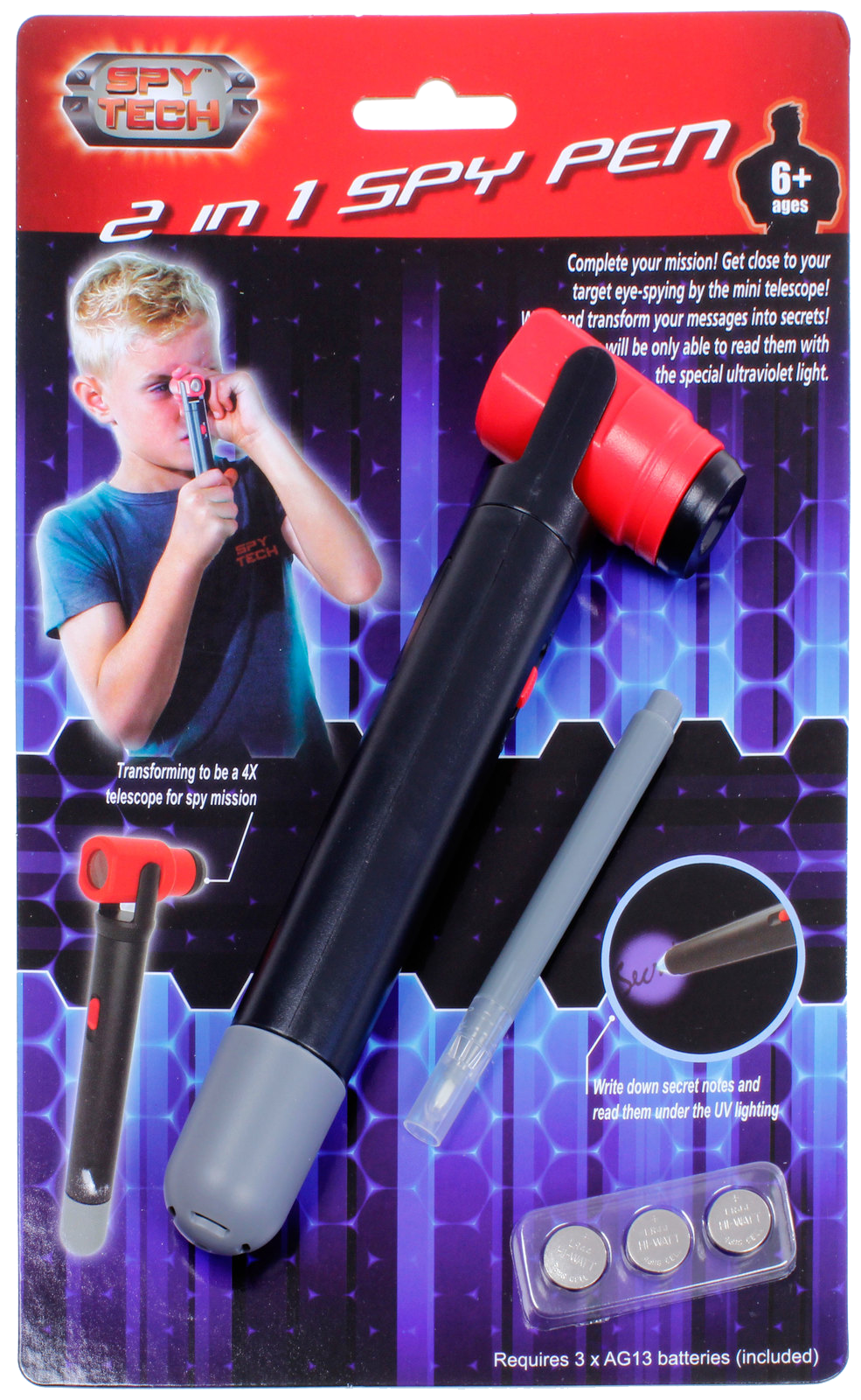 Spy Tech 2-in-1 Spy Pen