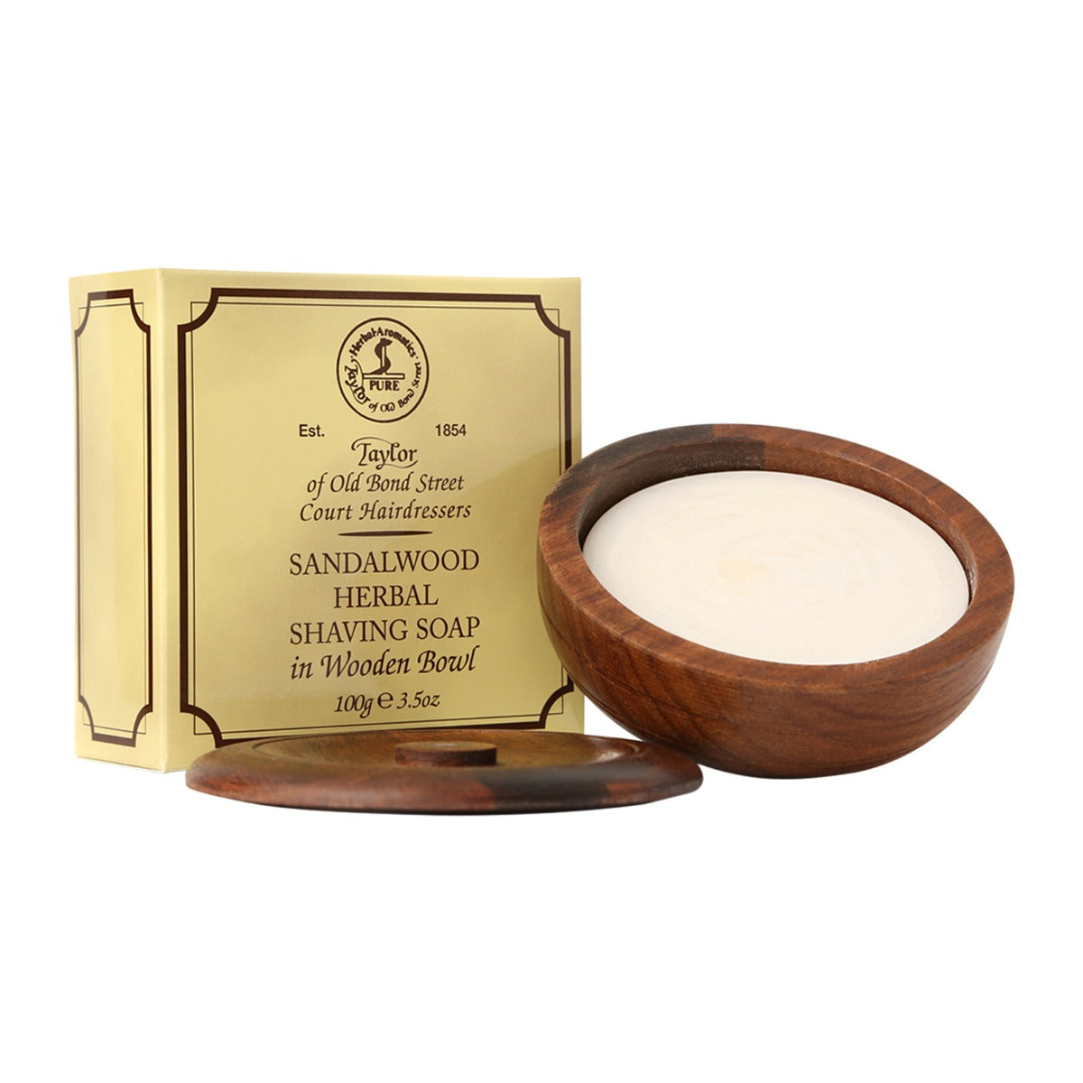 Taylor of Old Bond Street Sandalwood Shave Soap with Bowl, 100g