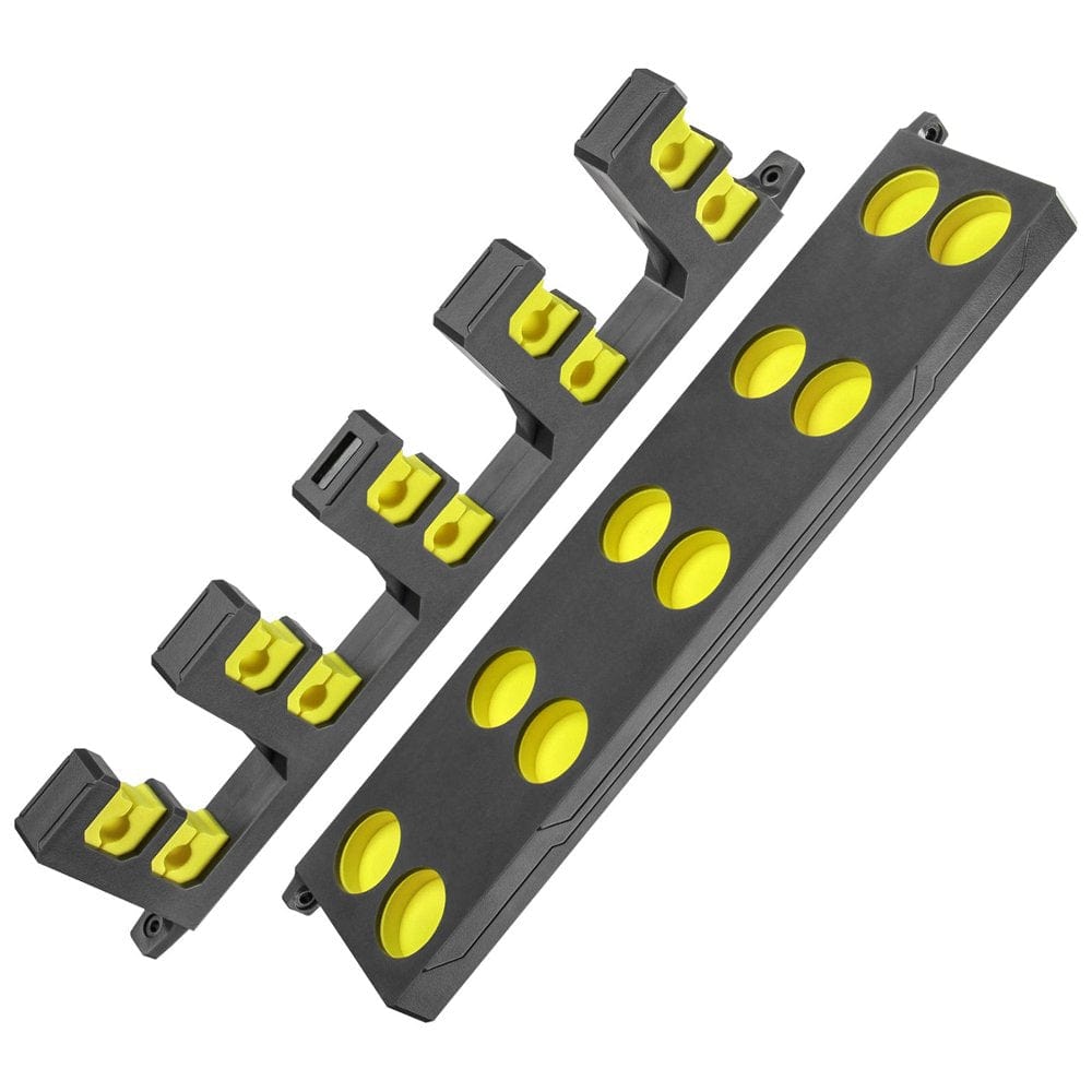 Younar Fishing Rod Racks | Fishing Rod Holders Fishing Accessories | Wall Mounted Fishing Rod Rack, Store 10 Rods or Fishing Rod Combos Great Fishing Pole Holder and Rack