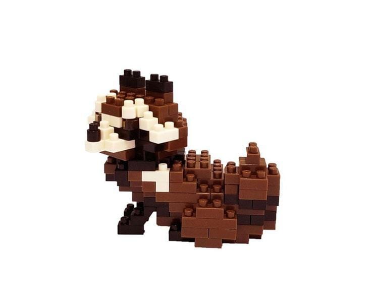 Animal Nanoblock: Raccoon Dog