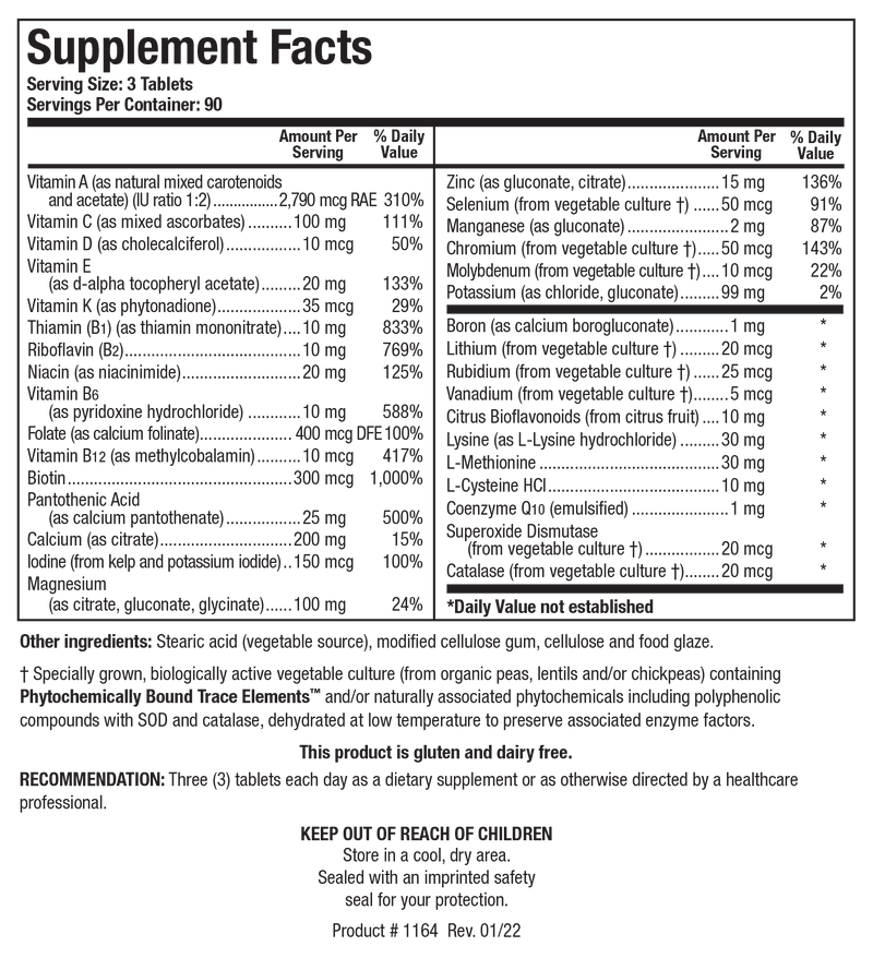 Bio-Multi Plus™ Fe & Cu Free