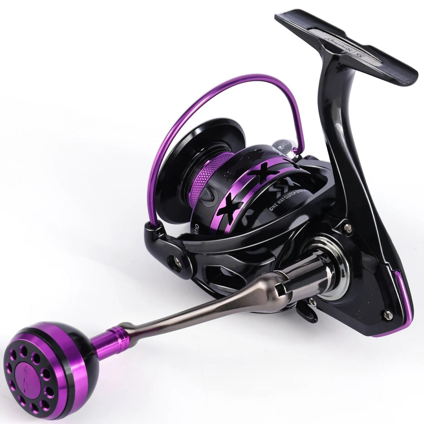 Spinning Reel Purple 12 + 1 BB