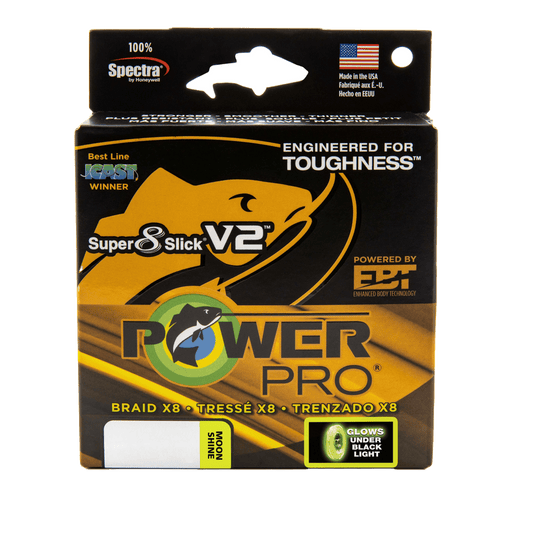 PowerPro Super Slick 8 V2 Braided Fishing Line