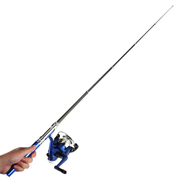Mini Telescopic Portable Pocket Pen Fishing Rod Reel+Nylon Line set - GhillieSuitShop