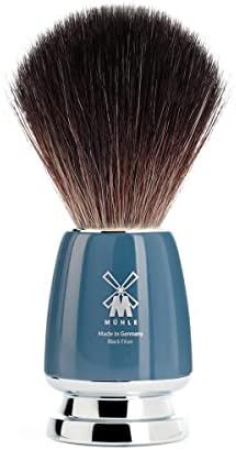 MÜHLE RYTMO Black Fiber Luxury Shaving Brush - Perfect with Soaps and Creams