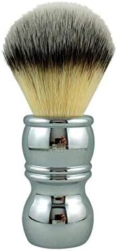 RazoRock Chrome Silvertip Plissoft Synthetic Shaving Brush
