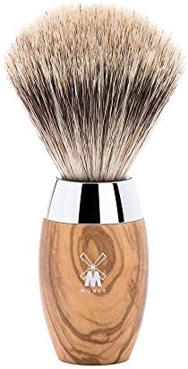 MÜHLE KOSMO Olive Wood Fine Badger Shaving Brush