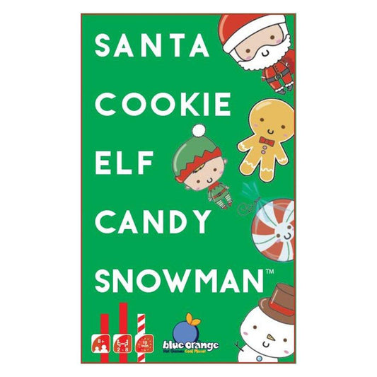 Blue Orange Santa Cookie Elf Candy Snowman