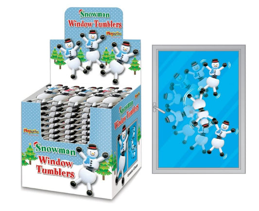 Children's Christmas Snowman Window Tumbler Toy