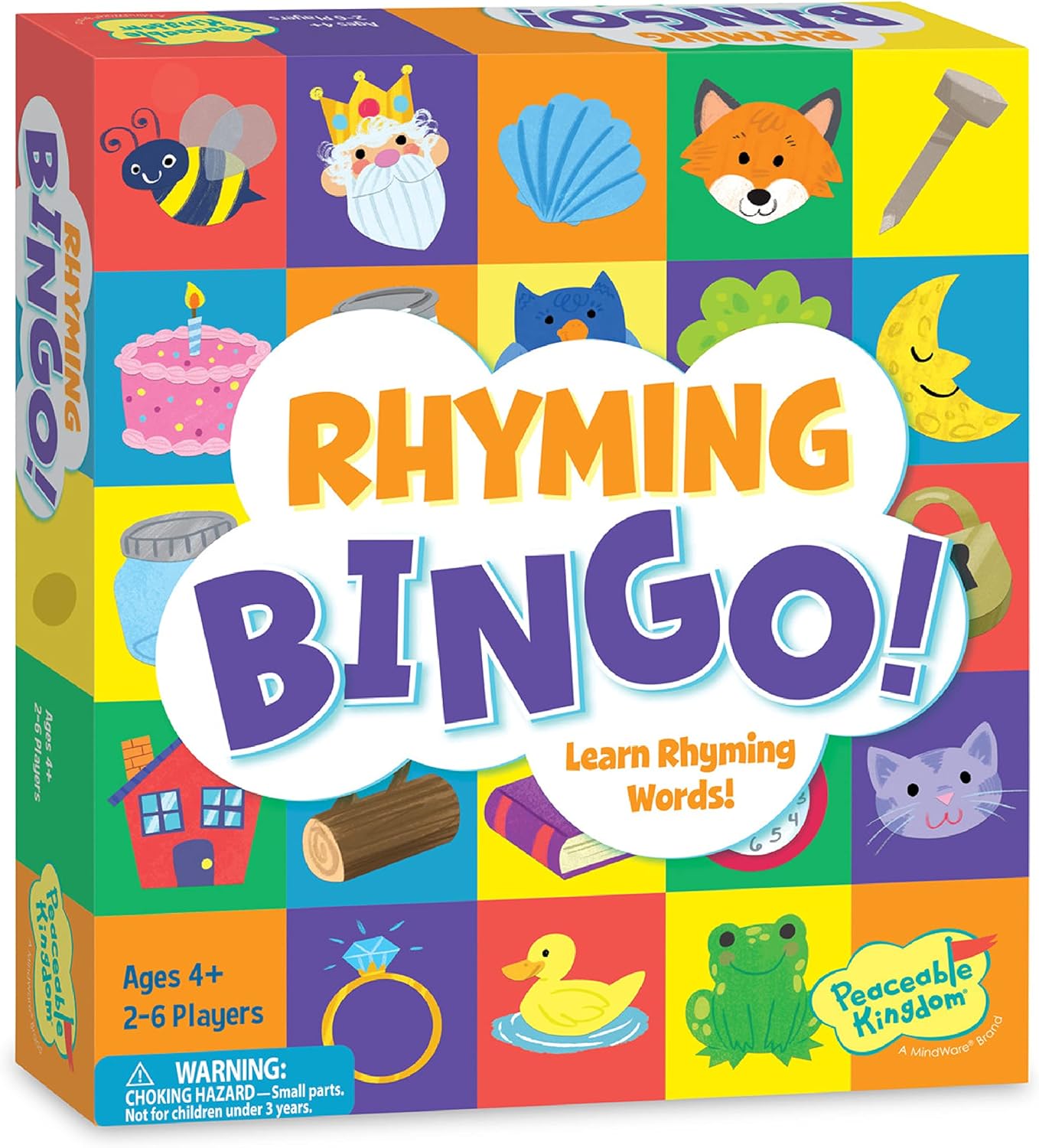 Peaceable Kingdom Rhyming Bingo!