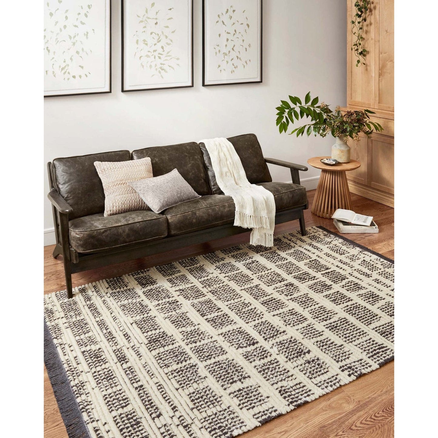 Chris Loves Julia Alice ALI-02 Cream/Charcoal Rug