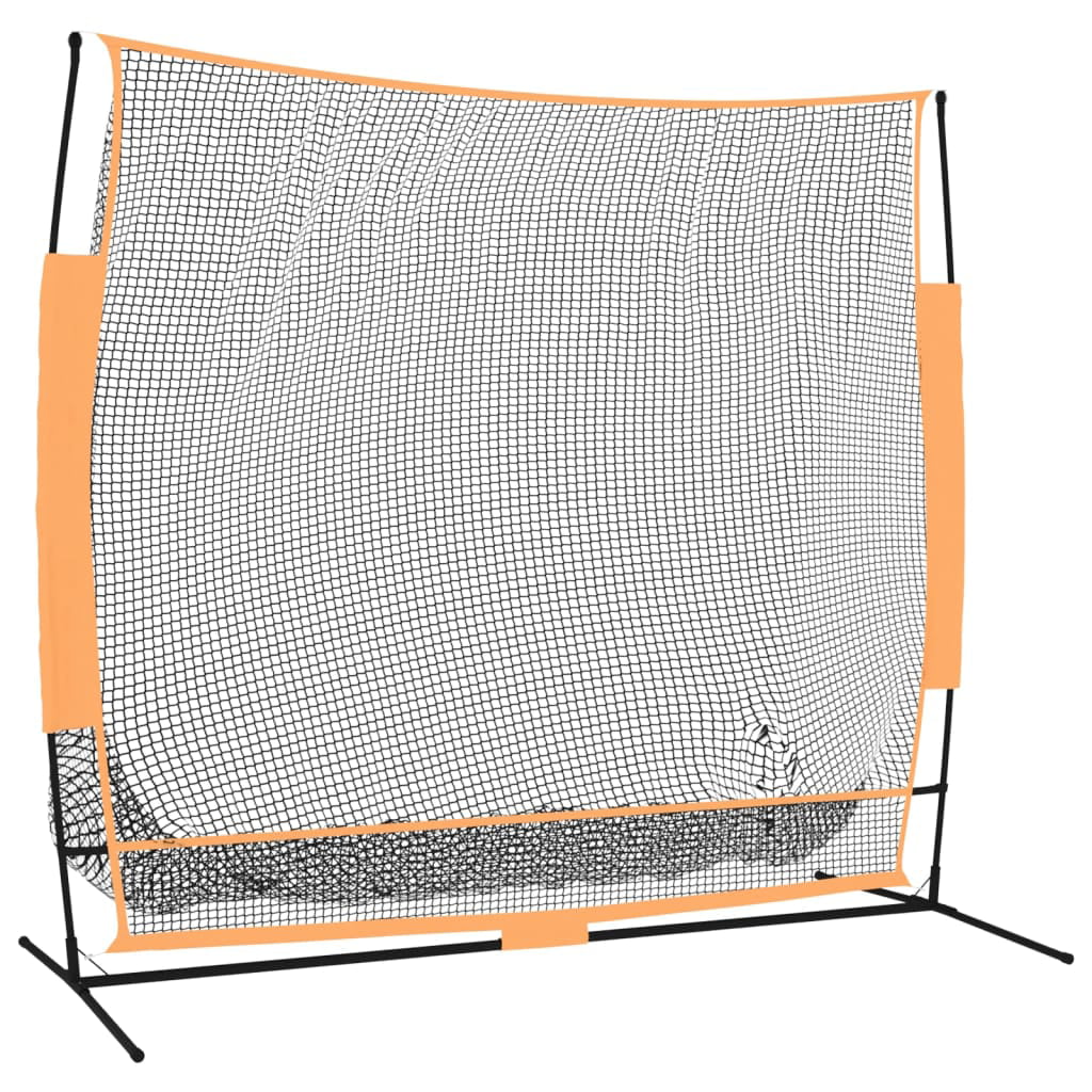 Anself Practice Net Black and Orange 84.6'x42.1'x85' Polyester