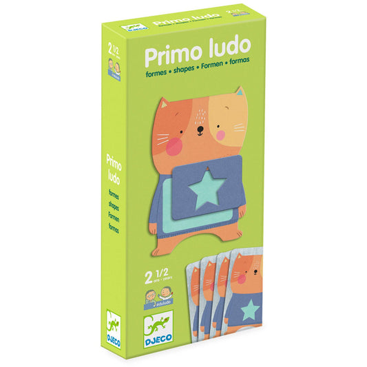 Djeco Primo Ludo Shapes Playing Cards