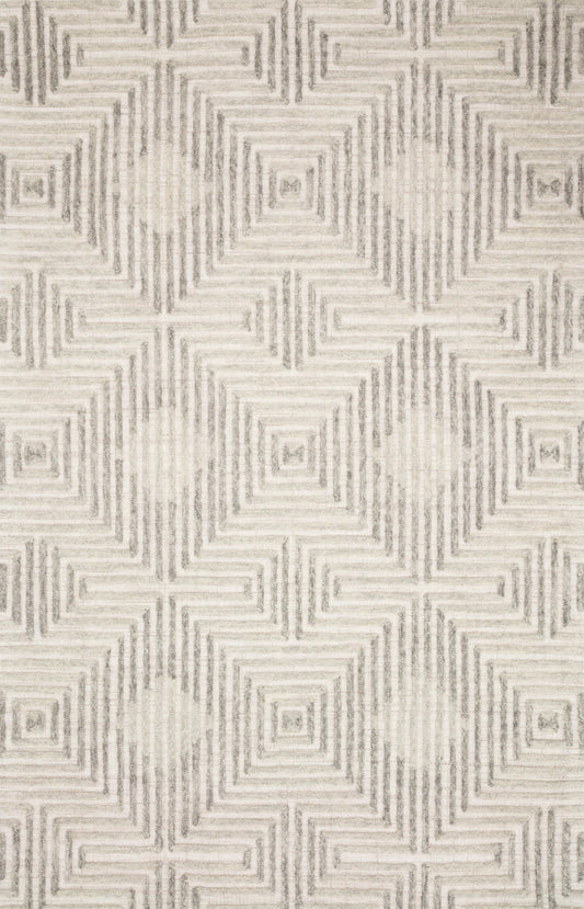 Ehren Rug- Grey/Silver
