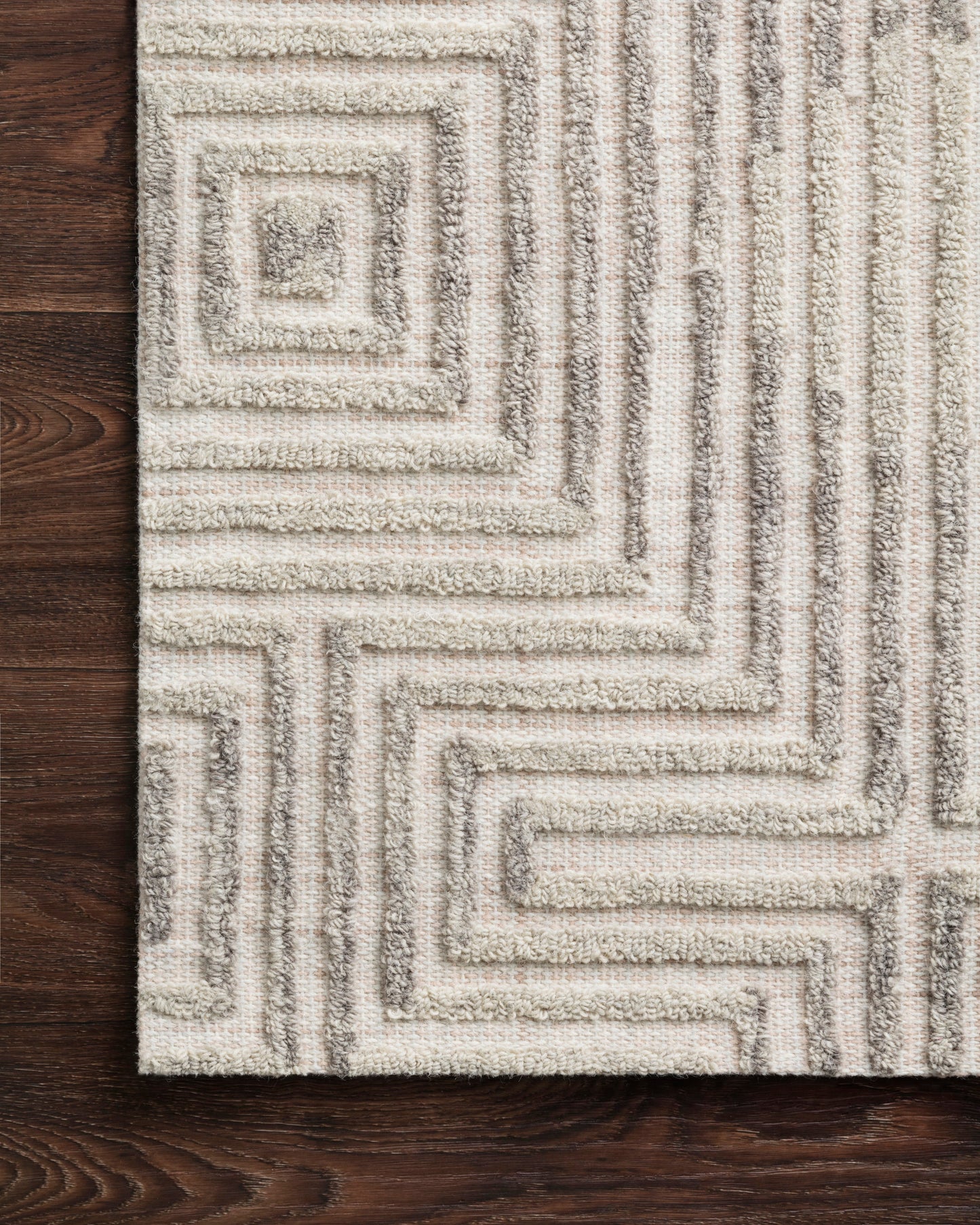 Ehren Rug- Grey/Silver